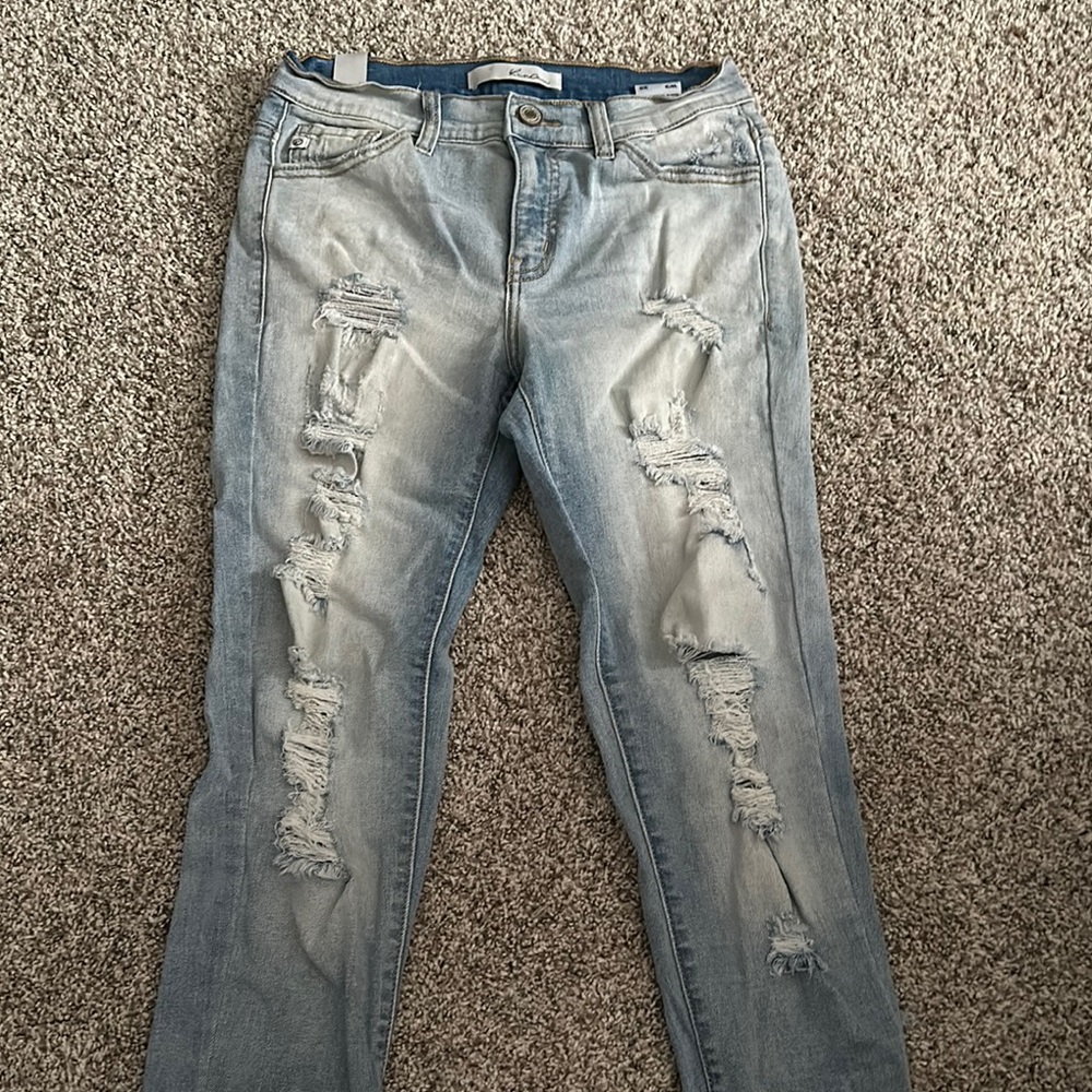 KanCan Distressed Light Blue Jeans